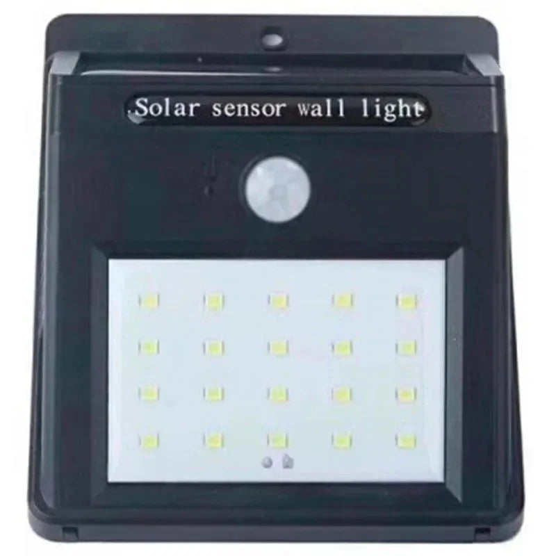 Foco solar LED con sensor de movimiento